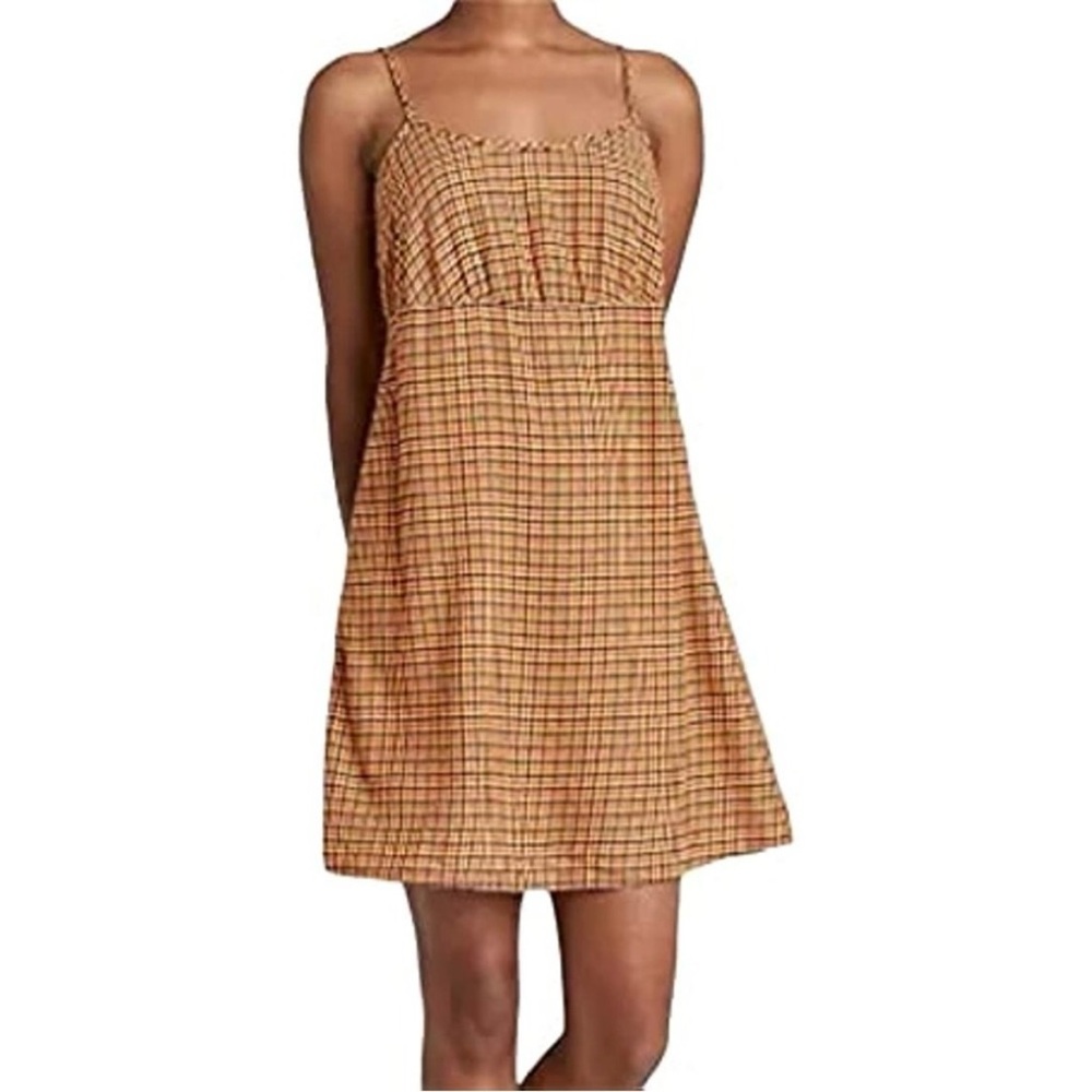 WILD FABLE Plaid Mini Dress Spaghetti Straps Size M